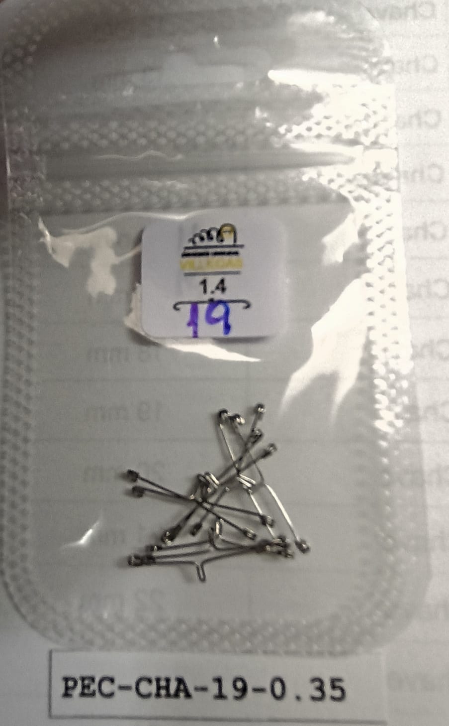 Órtese Unha Encravada Villegas Chave 19mm 0,35mm 10 Peças