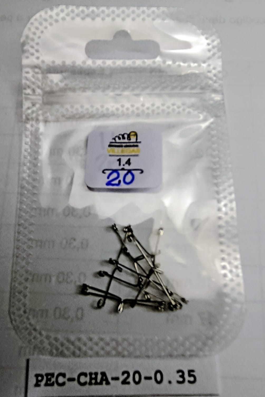 Órtese Unha Encravada Villegas Chave 20mm 0,35mm 10 Peças