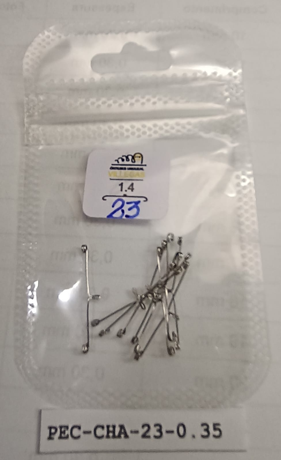 Órtese Unha Encravada Villegas Chave 23mm 0,35mm 10 Peças