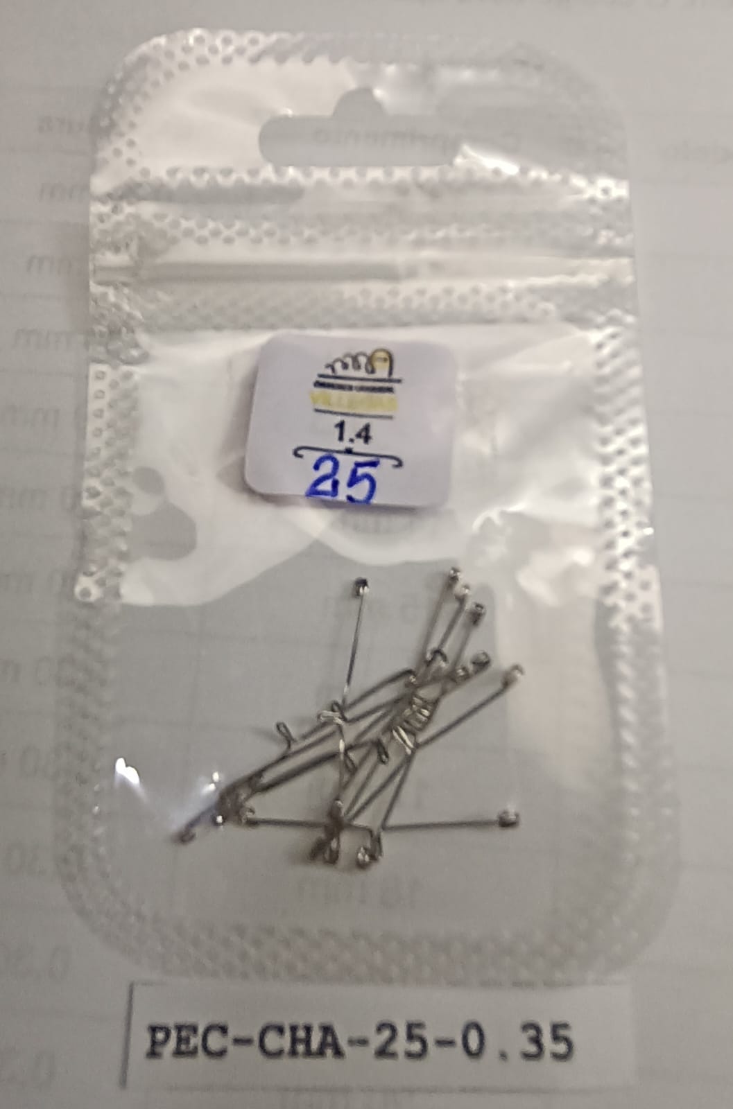 Órtese Unha Encravada Villegas Chave 25mm 0,35mm 10 Peças